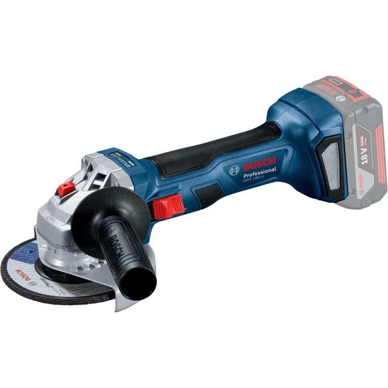 Bosch GWS 180-LI (solo) Polizor unghiular brushless, Li-Ion, diametru disc 125, fara acumulator in set BOSCH - 1