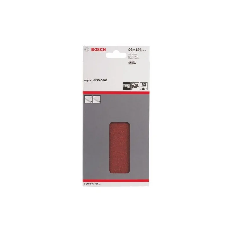 Foi abrazive C430 115x230mm, 80 set 10 buc. BOSCH - 1