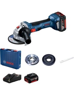 Bosch GWS 180-LI cu 2 acumulatori, polizor versatil