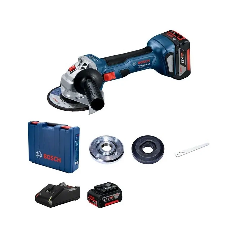 Bosch GWS 180-LI Polizor unghiular cu 2 acumulatori Li-Ion, 4Ah, valiza BOSCH - 1