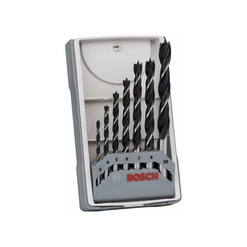 Set burghie pentru lemn 3,4,5,6,7,8,10 set 7 buc. BOSCH - 1