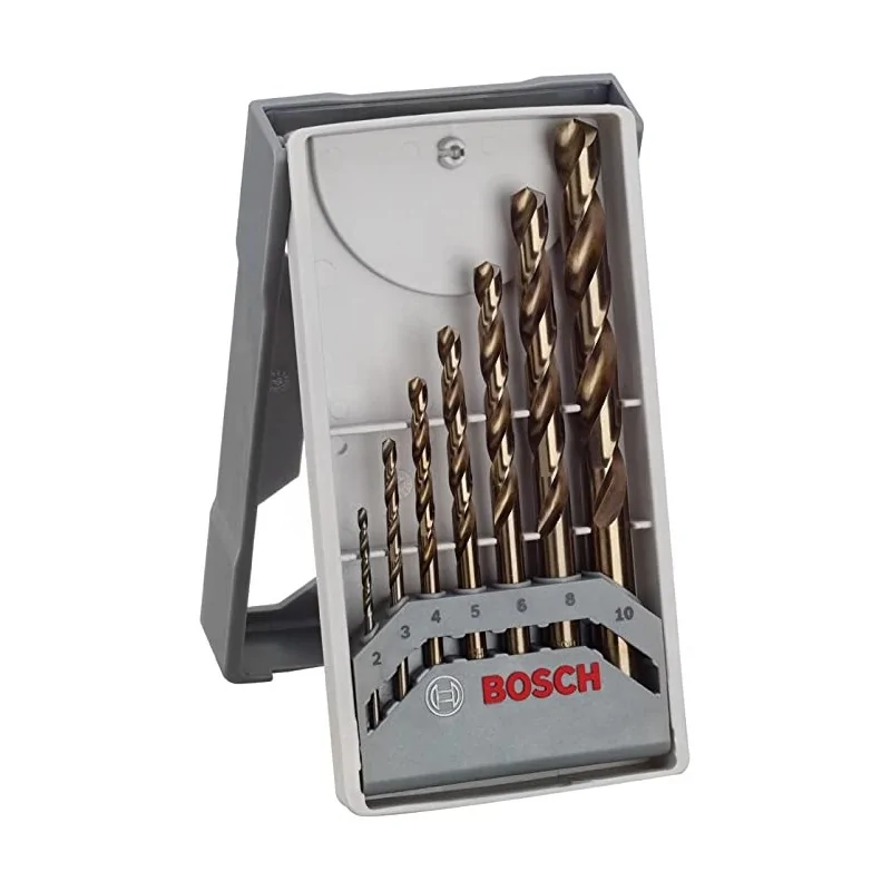 Set X-Line de burghie pentru metal HSS-Co 135gr D2, 3, 4, 5, 6, 8, 10mm set 7 buc. BOSCH - 1