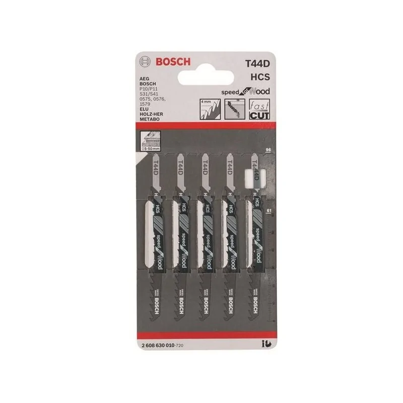 Set de 5 panze pentru lemn 96mm T 44 D BOSCH - 1