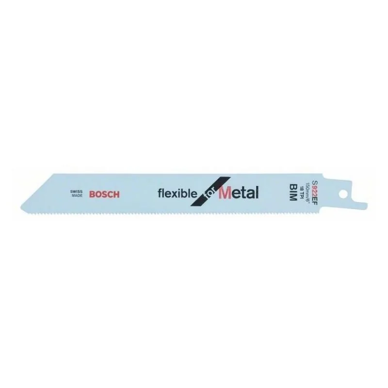 Panza de ferastrau sabie S 922 EF Flexible for Metal set 2 buc. BOSCH - 1