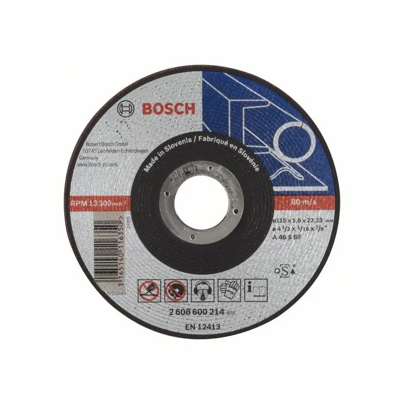 Disc de taiere drept Expert for Metal AS 46 S BF, 115mm, 1,6mm BOSCH - 1