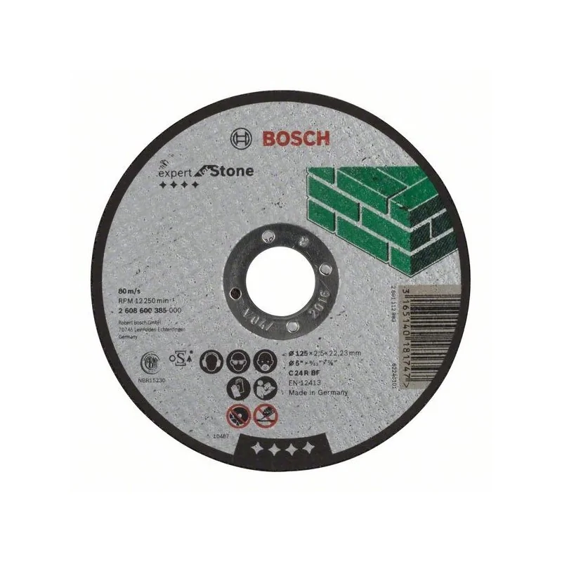 Disc de taiere drept Expert for Stone C 24 R BF, 125mm, 2,5mm BOSCH - 1