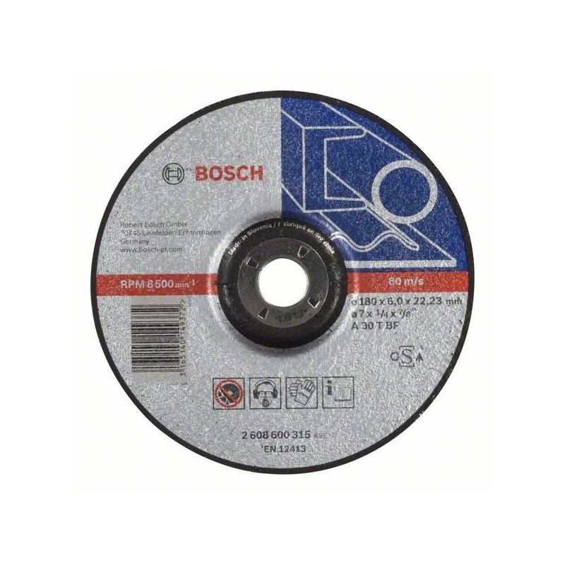 Disc de degrosare cu degajare Expert for Metal A 30 T BF, 180mm, 6,0mm BOSCH - 1