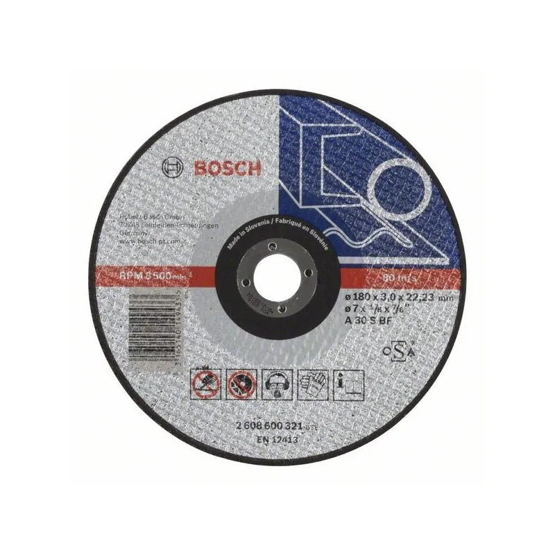 Disc de taiere drept Expert for Metal A 30 S BF, 180mm, 3,0mm BOSCH - 1