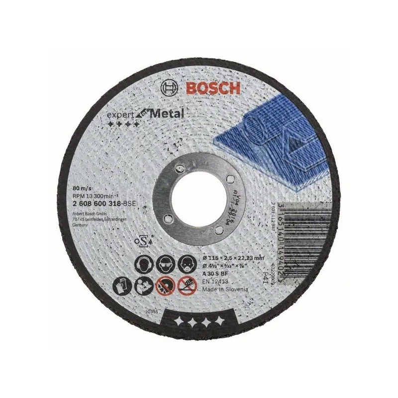 Disc de taiere drept Expert for Metal A 30 S BF, 115mm, 2,5mm BOSCH - 1