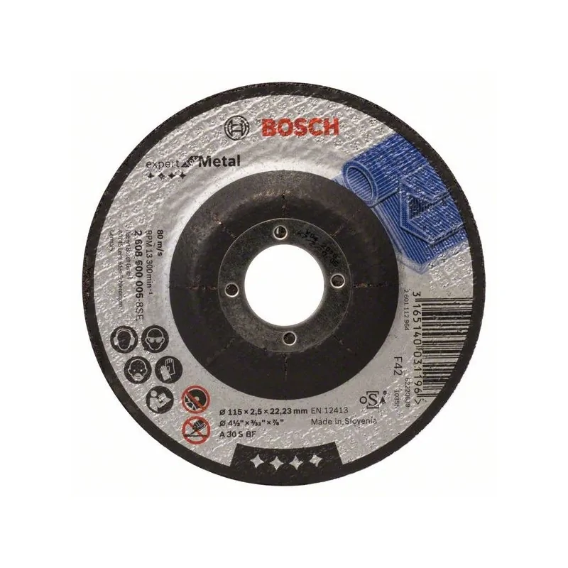 Disc de taiere cu degajare Expert for Metal A 30 S BF, 115mm, 2,5mm BOSCH - 1