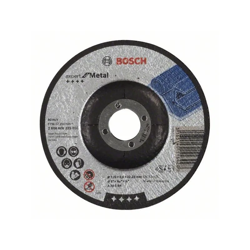 Disc de taiere cu degajare Expert for Metal A 30 S BF, 125mm, 2,5mm BOSCH - 1