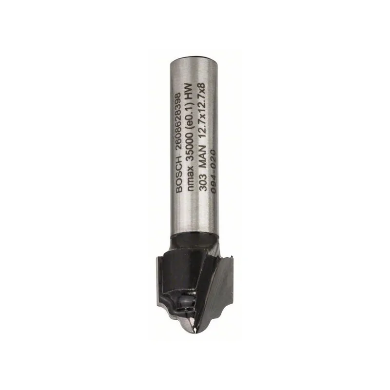 Freza pentru realizarea muchiilor H, 8mm, R1 2,4mm, D 12,7mm, L 12,4mm, G 46 BOSCH - 1