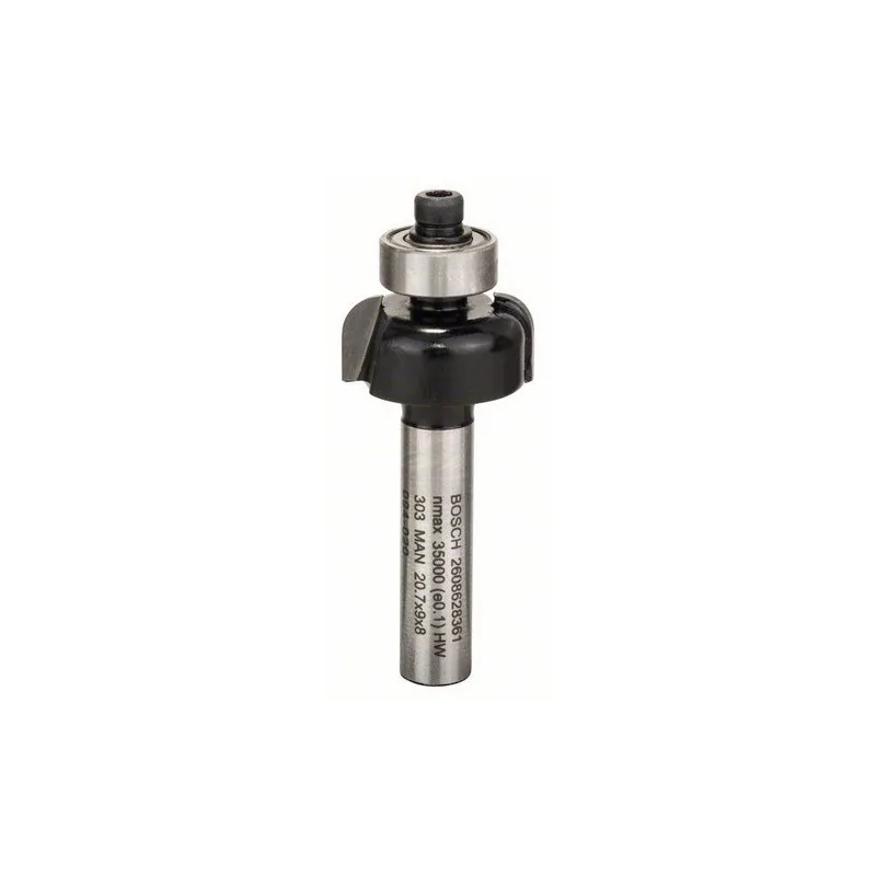 Freza profilata, 8mm, R1 4mm, D 20,7mm, L 9mm, G 53mm 8mm, R1 4mm, D 20,7 BOSCH - 1