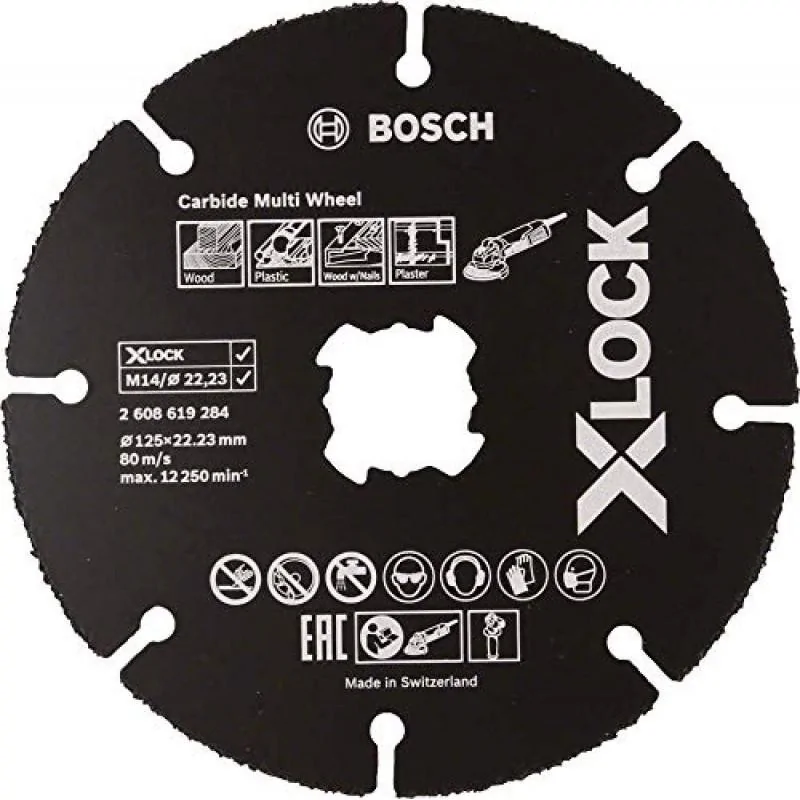 Disc X-LOCK Carbide Multi Wheel 125x1x22,23mm BOSCH - 1