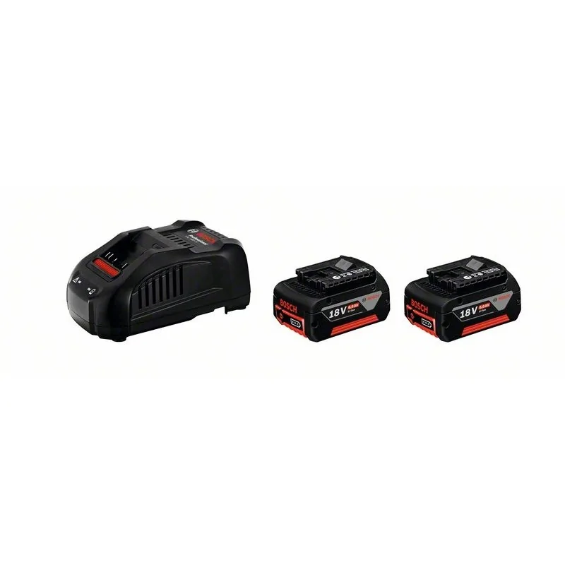 Set acumulatori si incarcator 2xGBA 18V 6.0Ah + GAL 1880 CV BOSCH - 1