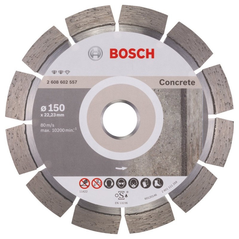 Disc diamantat Bosch 150mm pentru taiere beton