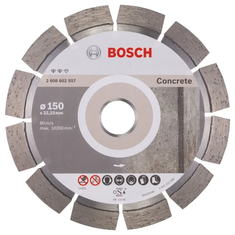 Disc diamantat Expert for Concrete 150x22,23x2,4x12mm BOSCH - 1