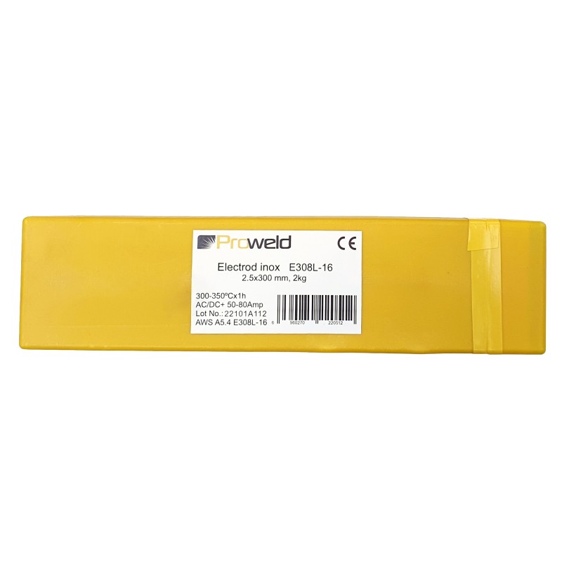 ProWELD E308L-16 electrod inox, 2.5x300mm, tub 2kg PROWELD - 1