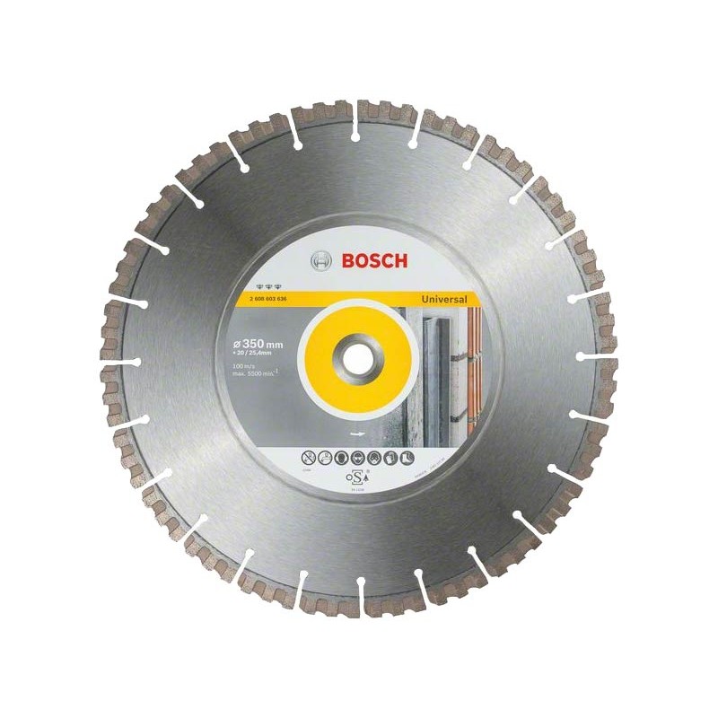 Disc diamantat Bosch 350mm ideal pentru beton