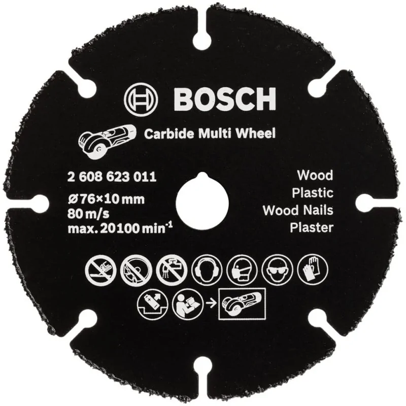 Bosch Disc de taiere carbura metalica Multi Wheel 76x1mm pentru GWS 12V-76 BOSCH - 1