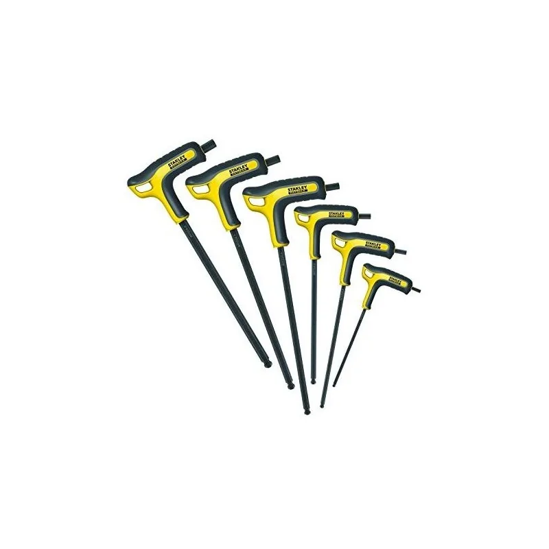 Stanley FMHT0-69049 Set 6 chei imbus cu cap sferic si maner P: 3, 4, 5, 6, 7, si 8 mm STANLEY - 1