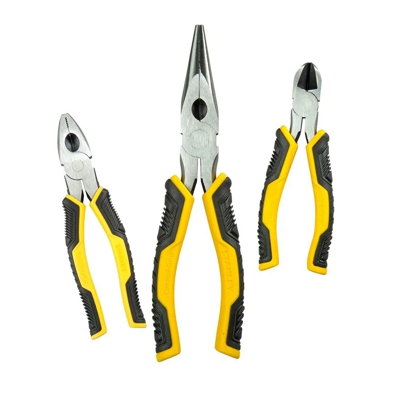 Stanley STHT0-74471 Set de 3 clesti Dynagrip, cu taiere in diagonala, pentru tevi si combinat STANLEY - 1