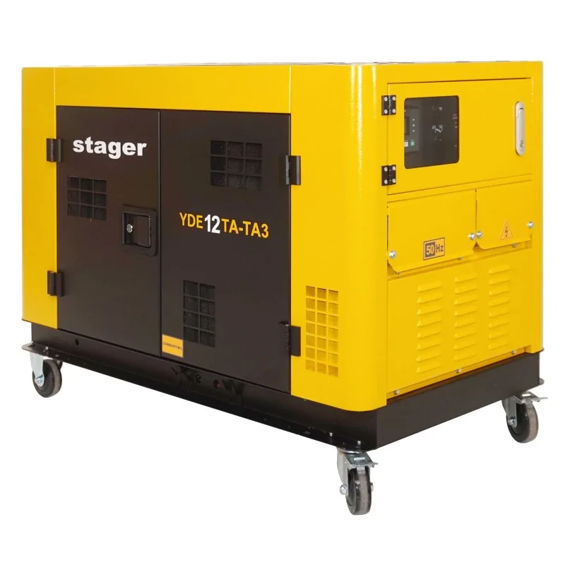 Generator insonorizat diesel dual 10kW, 39A, 3000rpm, Stager YDE12TA-TA3 STAGER - 1