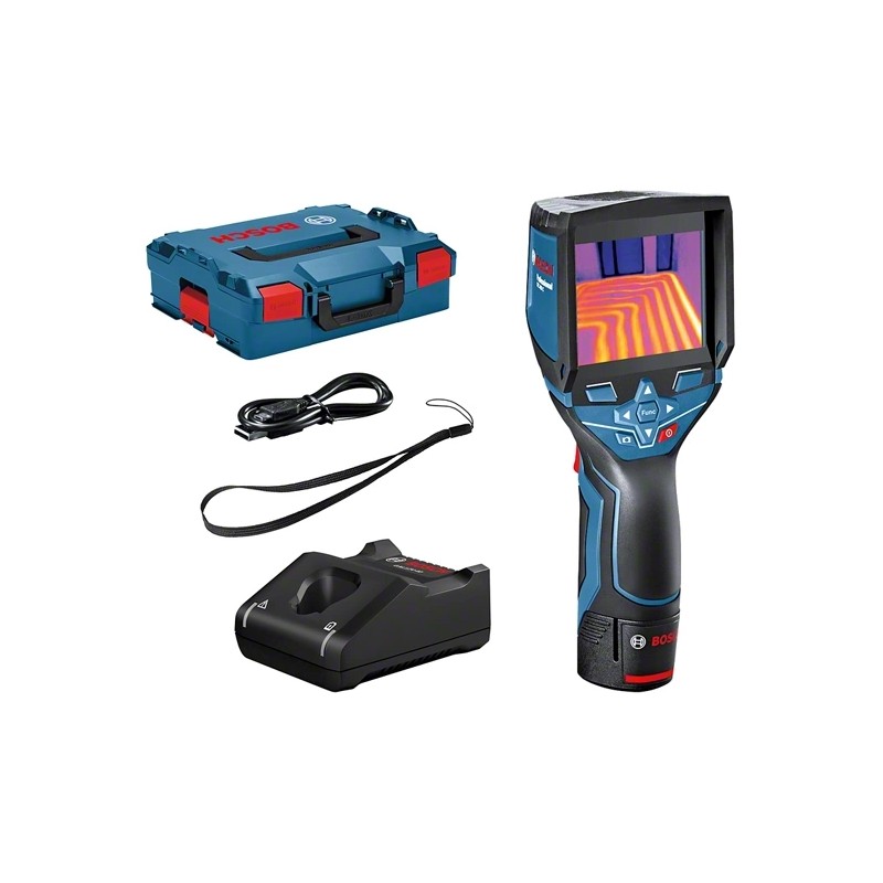 Bosch GTC 400 C (solo) Camera termica digitala Li-Ion + L-BOXX, 12V,  IR 160x120 px, USB, fara acumulator in set BOSCH - 1