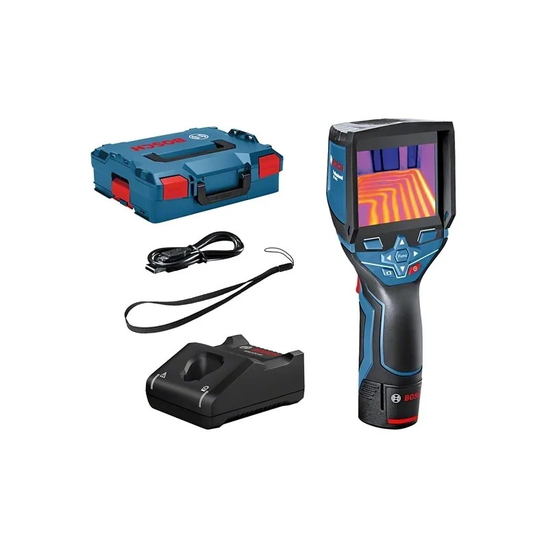 Bosch GTC 400 C (solo) Camera termica digitala Li-Ion + L-BOXX, 12V, IR 160x120 px, USB, fara acumulator in set BOSCH - 1