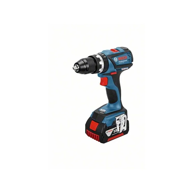 Bosch GSB 18 V-EC Masina de gaurit cu percutie + 2x Acumulatori Li-ion 5.0Ah + L-Boxx BOSCH - 1