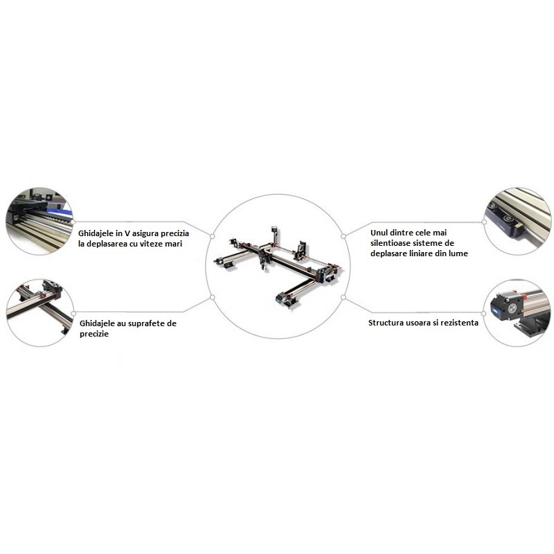 Masina de gravat si taiat cu laser CO2 Laser LC 6090ZD1 - 90 W - Cormak CORMAK - 7