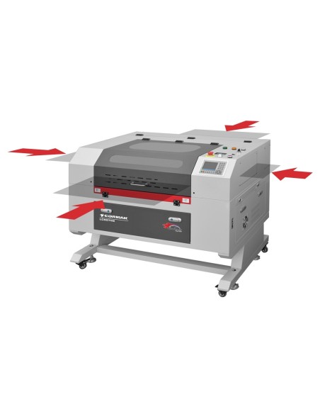 Masina de gravat si taiat cu laser CO2 Laser LC 5070Z - 80 W - Cormak CORMAK - 1