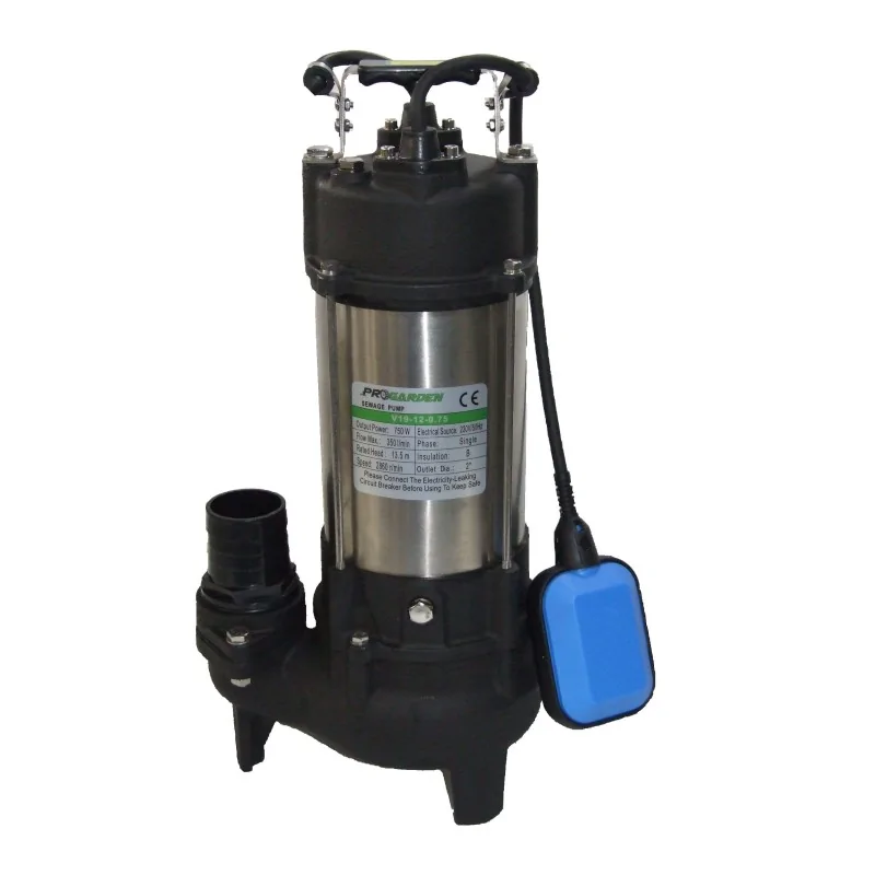 Pompa submersibila 2inch, 750W, apa murdara, 350L/min, plutitor, ProGARDEN V19-12-0.75 PROGARDEN - 1