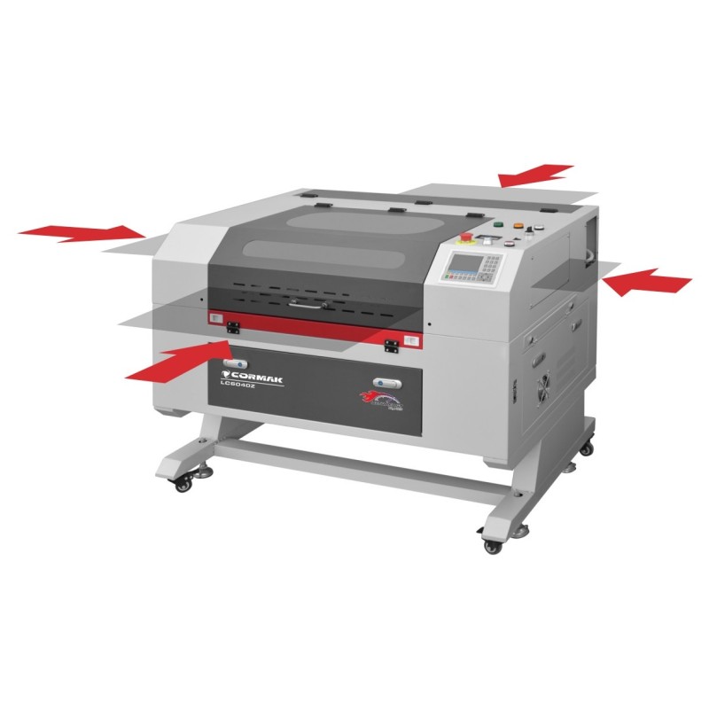 Masina de gravat si taiat cu laser CO2 Laser LC 6040Z - 90 W - Cormak CORMAK - 12