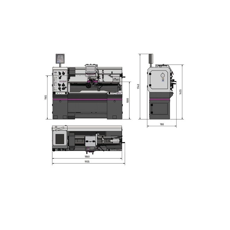 Strung universal Optimum TM 4010D, partenerul ideal pentru prelucrare