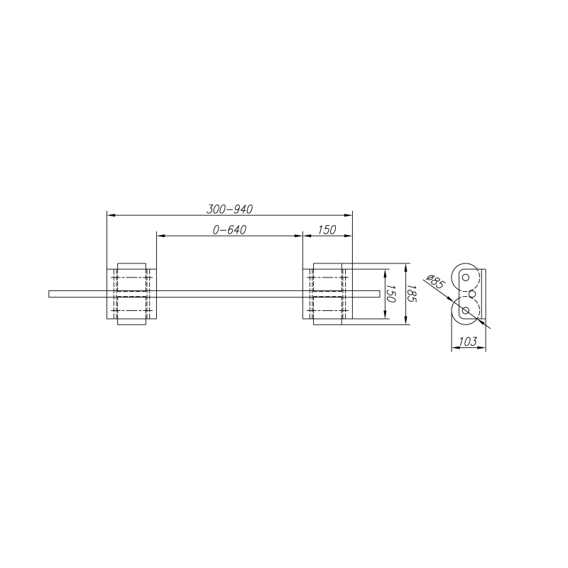 Platforma role Cormak WF3, capacitate 3000kg