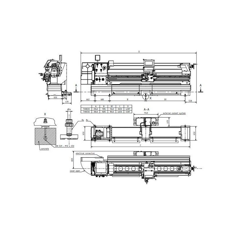 Strung universal OPTIturn TH 8020D pentru precizie industriala