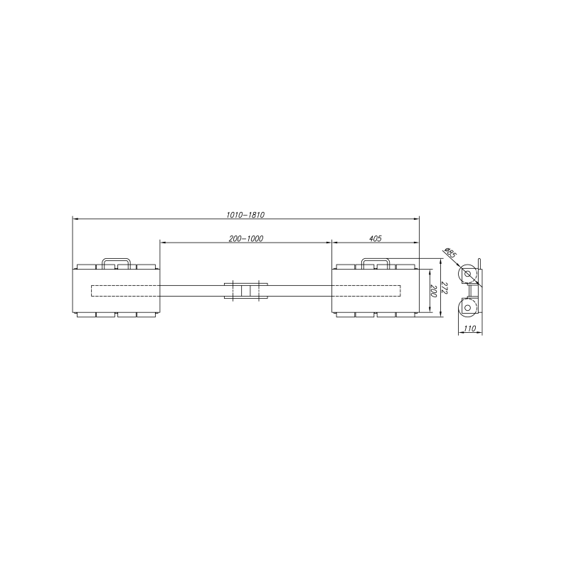 Platforma rolabila Cormak, capacitate 12000kg