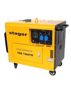 Generator diesel Stager YDE7000TD, eficienta si silentiozitate