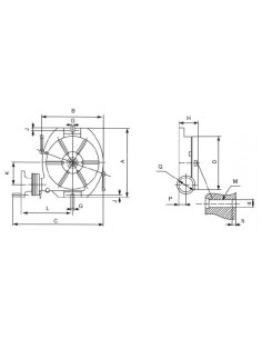 Masa rotativa Cormak RTH 250, stabila si precisa 2