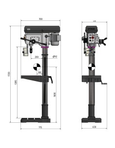 Masina gaurit Optimum DH 28 FS, putere si precizie 2