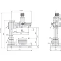 Masina de gaurit radiala Optimum RD 5 KLINGSPOR Germania