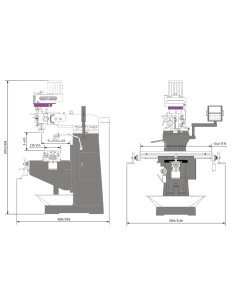 Masina frezat Optimum MF 4-B, eficienta in prelucrarea metalelor 2