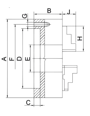 Universal precizie 3 bacuri PO3-100 pentru metal