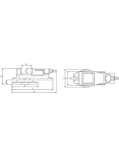 Menghina KV 125 cu sistem de fixare mecanic