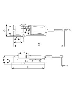 Menghina hidraulica VH 200 - Fixare precisa