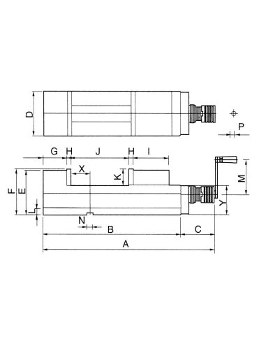 Menghina CHV 160 V, forta de fixare constanta