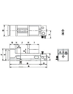 Menghina pneumatica PQV 130 V pentru prelucrare metal