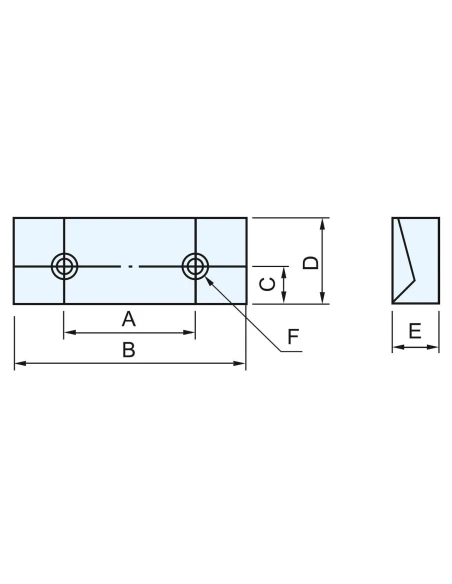 Falci inferioare DJ 130 pentru menghina - Fixare sigura