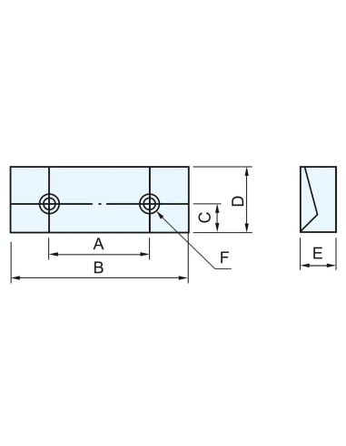 Falci inferioare DJ 130 pentru menghina - Fixare sigura